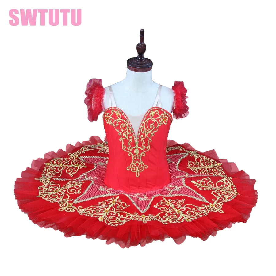 Buy women red professional ballet tutu,classical