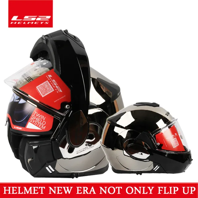 2017 New Valiant Ls2 Ff399 Full Face Motorcycle Helmet Flip Up Dual