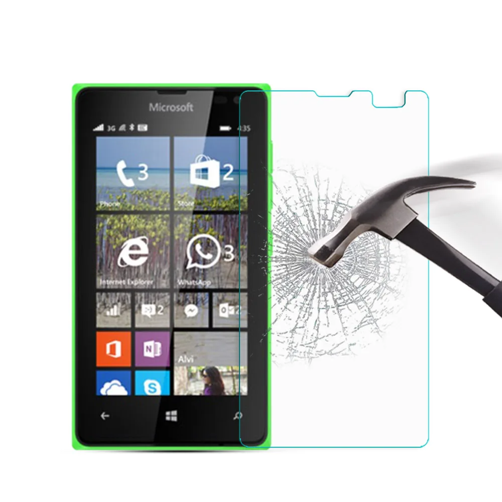 Для Nokia Microsoft Lumia 435 / 532 Dual SIM защита экрана 9H усиленная Защитная пленка закаленное