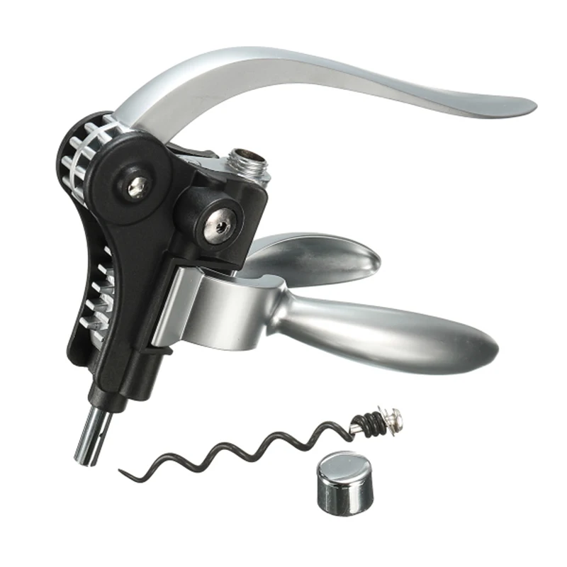 

Professional Lever Arm Steel Rabbit Corkscrew Beer Wine Bottle Opener Tool Cork