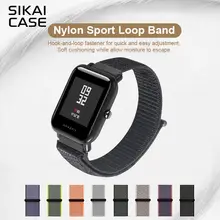 SIKAI 20mm Universal Replacement Nylon Bracelet For Xiaomi Huami Aamazfit Smartwatch Band Strap For huawei watch 2 Bracelets