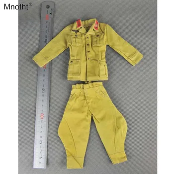

Mnotht 1/6 North African Soldiers Officers Coat+Pants Model Male Yellow Uniform Clothes Toy For 12'' body Action Figure