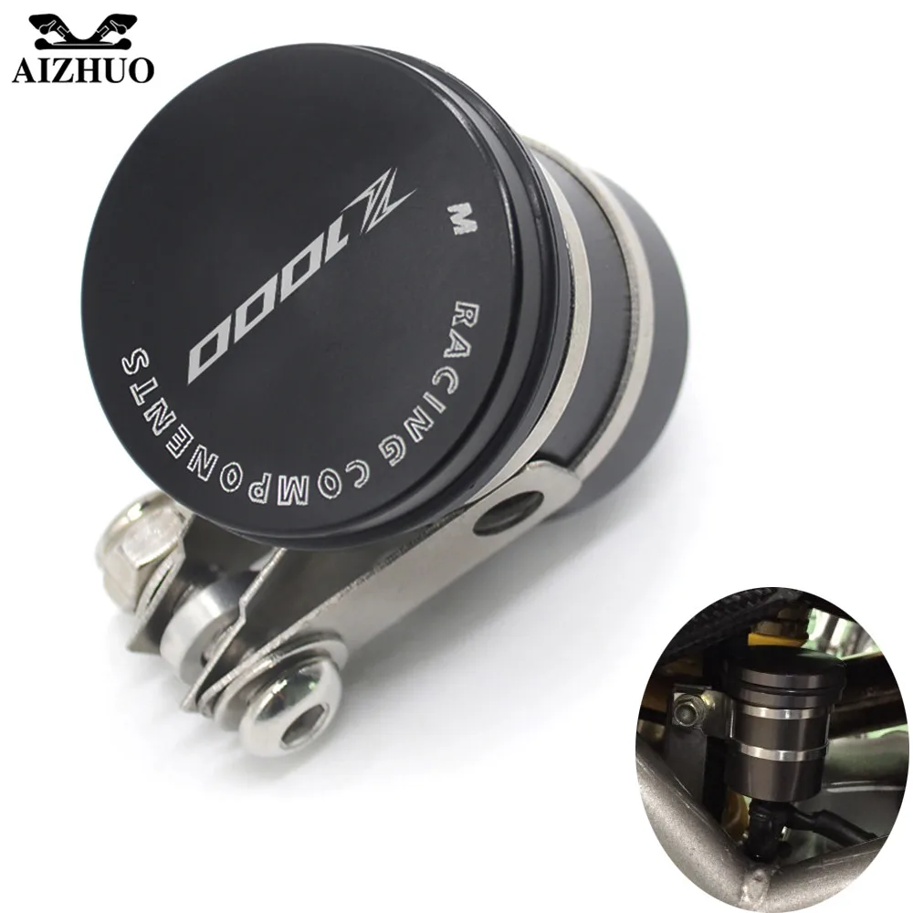 Brake Fluid Reservoir Clutch Tank Oil Fluid Cup Universal Motorcycle For kawasaki z1000 z 1000 2010 2011 2012 2013 2014-2016