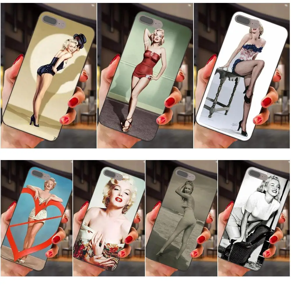 

Soft Cell Bags For Huawei Honor Enjoy Mate Note 6s 8 9 10 20 P20 P30 Lite Play Pro P smart Marilyn Monroe Pin Up Pinup Girl