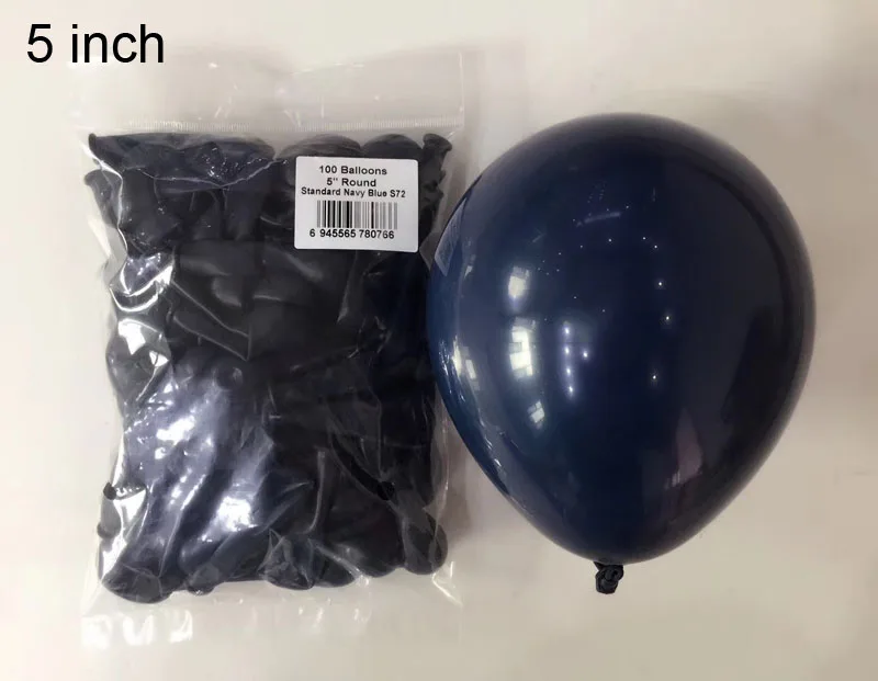 5inch 5pcs 5 шт./партия, 5 ''10'' 12 ''латексные воздушные шары, Новые блестящие темно-синие цвета, свадебное украшение на годовщину, балоны DIY, праздничные шары, ZY151-5 - Цвет: 5inch 5pcs