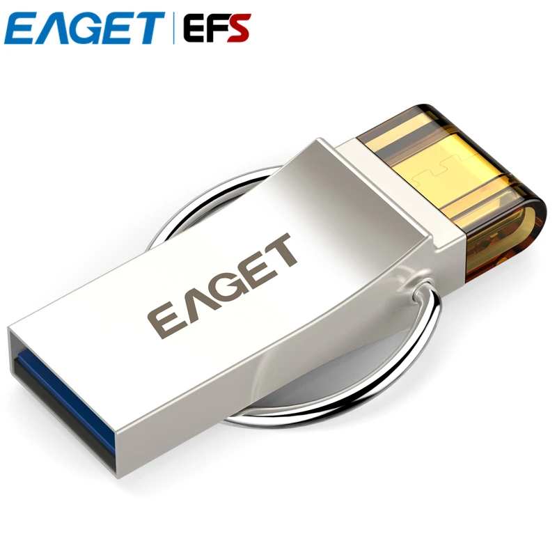 Eaget V90 USB Flash Drive 32 ГБ OTG USB 3.0 Pen Drive 16 ГБ флешки 64 ГБ U диска мини usb stick хранения для смартфонов на базе Android PC