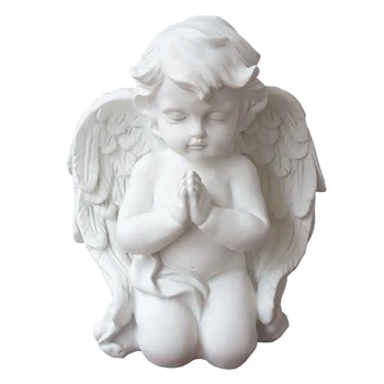 

Lovely Angel Plaster Figure Furnishing European-style Creative Children Figure Sculpture New Bookshelf Desktop Sculpture Statue