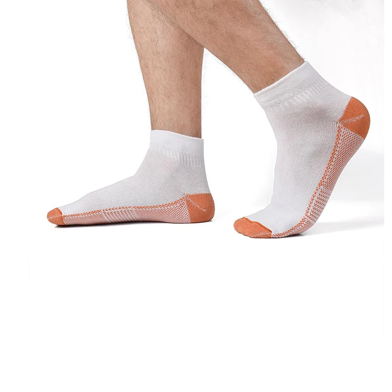 

Copper-lnfused Ankle Length socks Compression Socks for Women and Men Sport Plantar Fasciitis Arch Support Low Cut Running Gym