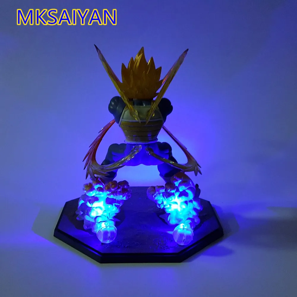 Dragon Ball Z Vegeta Супер Saiyan светодиодные игрушки Аниме Kamehameha светильник DBZ ПВХ фигурка Гоку Коллекционная модель кукла подарок игрушки