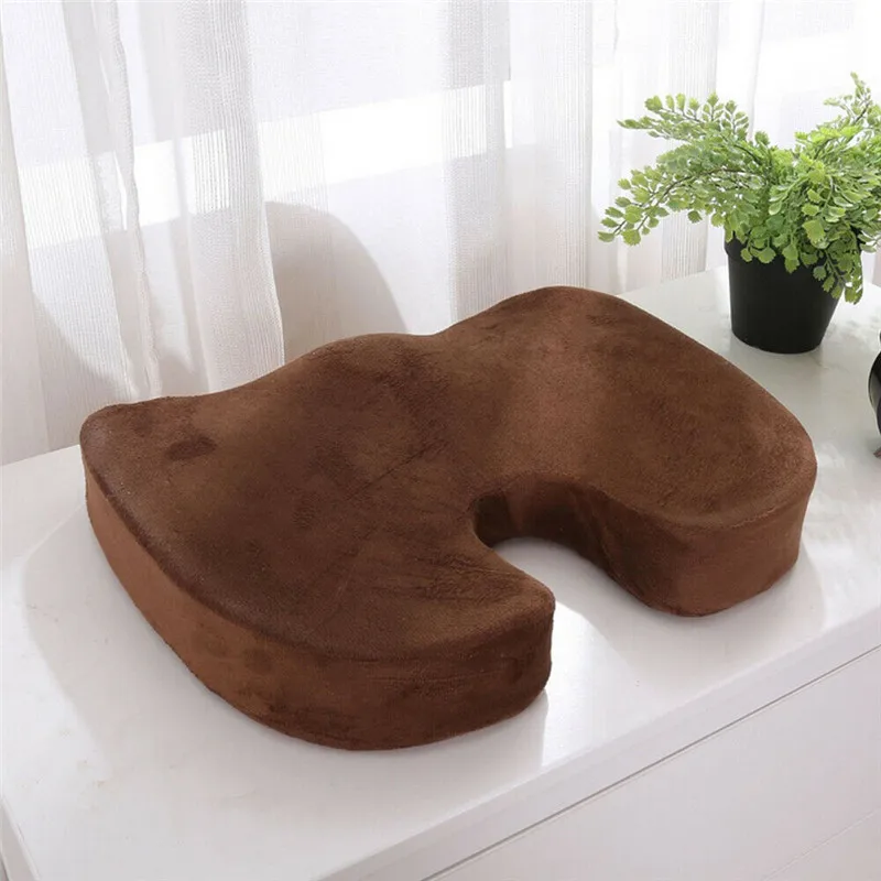 Ортопедический пенный наполнитель с эффектом памяти сиденье U Подушка для спины обезболивающее кресло подушка для дома