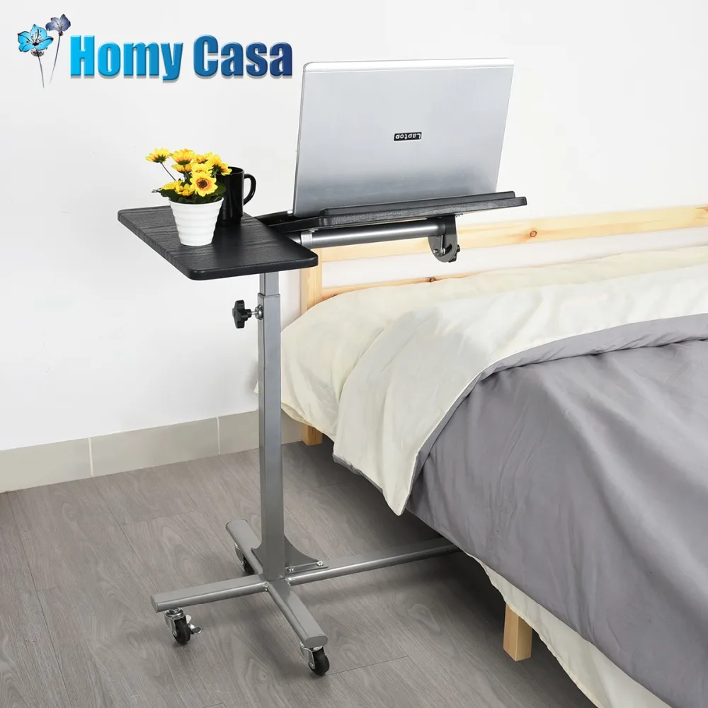 Homy Casa Adjustable Laptop Table Desk Laptop Stand Dorm Bed Lap Desk