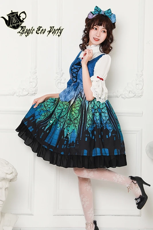 The City of Aurora ~ Sweet Lolita JSK Dress by