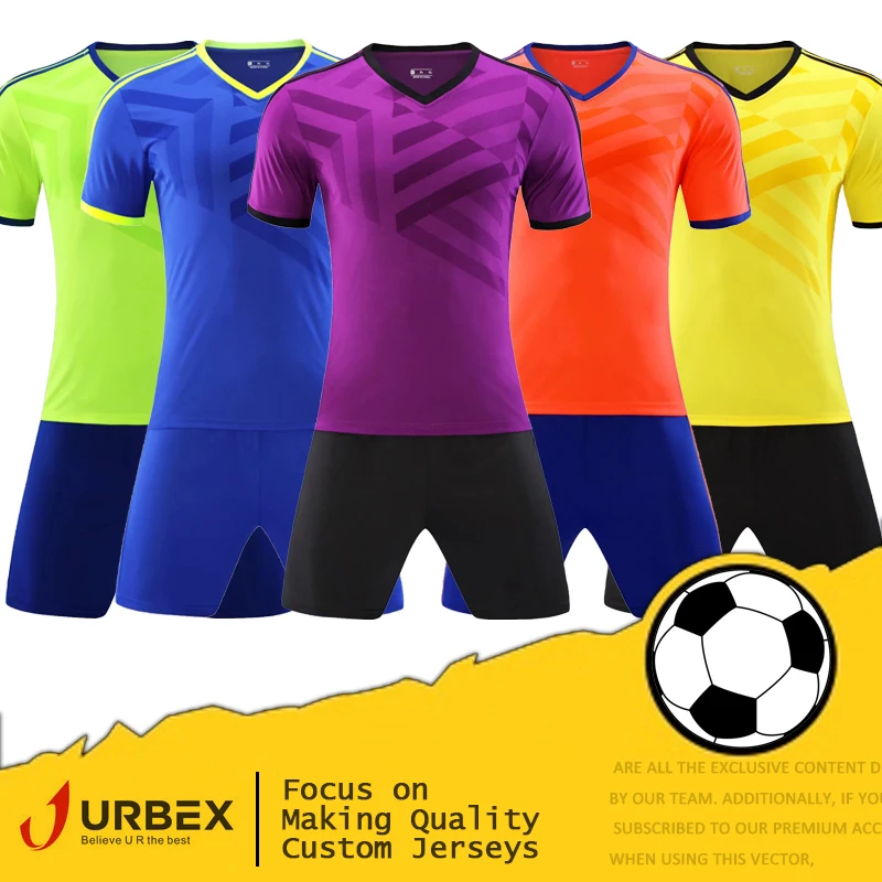 

URBEX Custom Soccer Jerseys Personalize Football Shirt Blank Plain Soccer Set DIY Your Own Team Kit Customize Uniforms FLD1046
