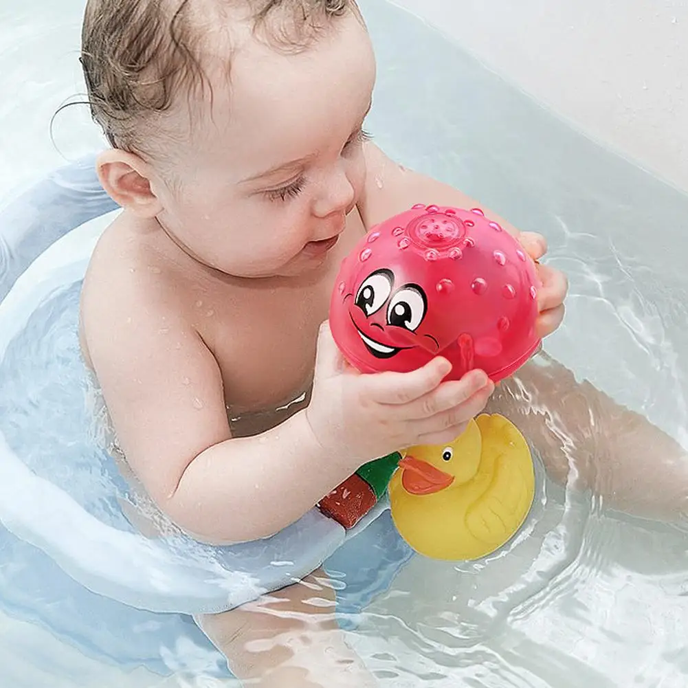 água, bola infantil, brinquedo com luz para
