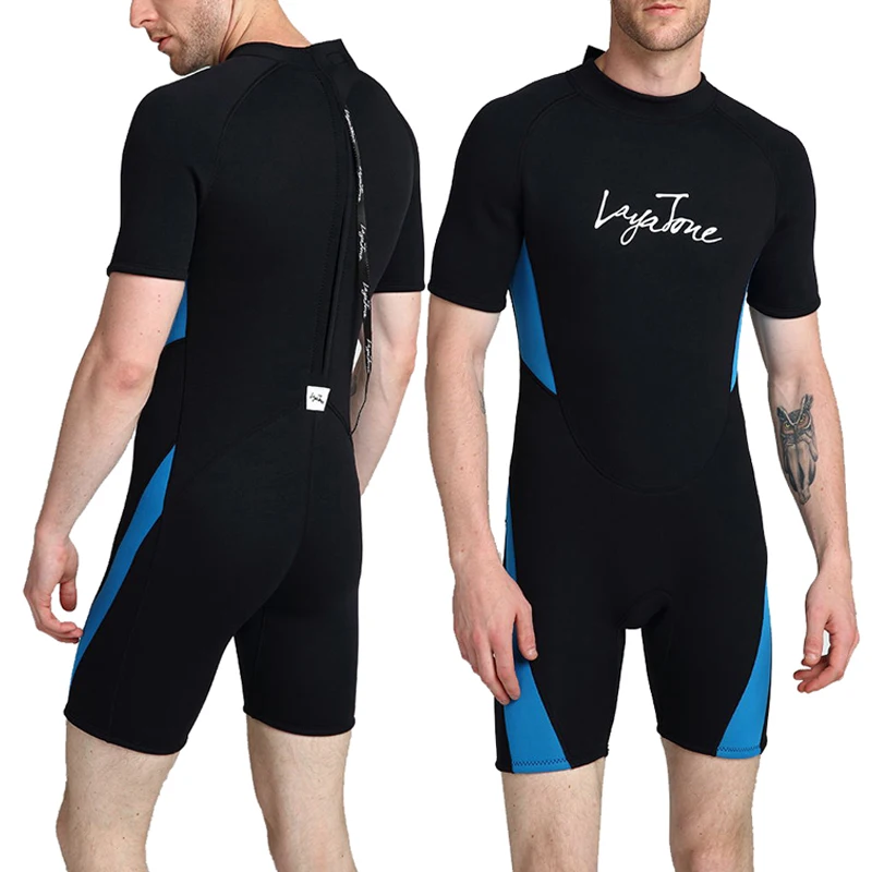 

Neopreno Rushed Solid Men Nylon Neoprene Wetsuit Diving Wetsuits 3mm Shorty Women Swimwear For Swimming Surfing Scuba Dive B1619