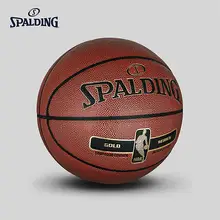 Spalding Nba Золотой Классический Грубая поверхность мужской баскетбольный матч Крытый Открытый общий размер 7 Pu материал 76-014y