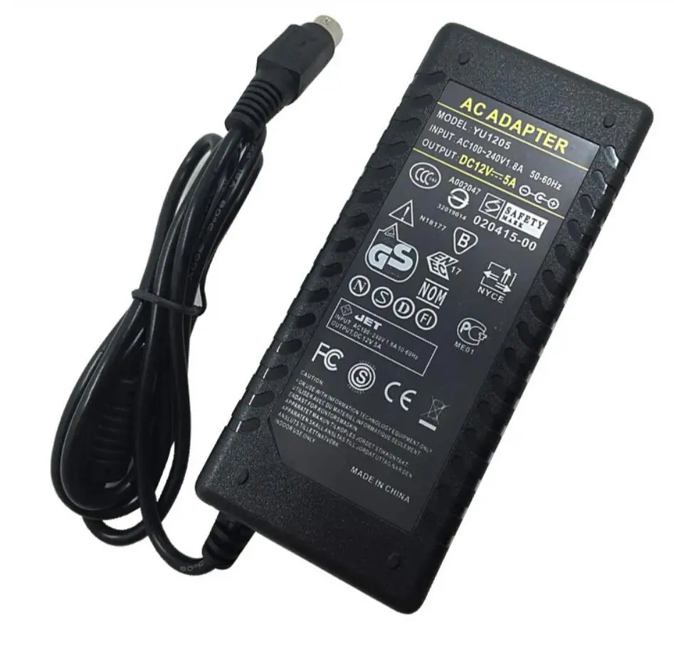 Адаптер переменного тока 12 В 5A 60 Вт 4 контактный для Sanyo CLT1554 CLT2054 20 &quotЖК телевизор