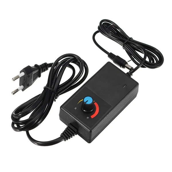 AC100-240V для DC12V 0-2A постоянный ток диммер Питание переходник разъема стандарта ЕС и США