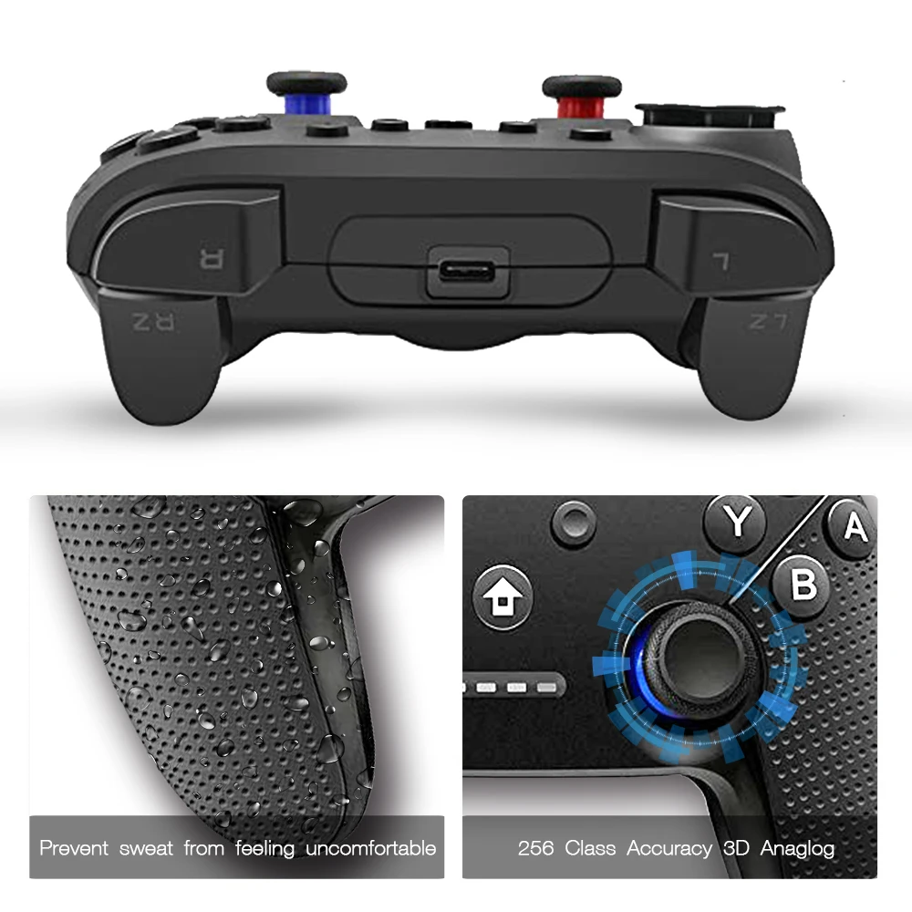 Беспроводной контроллер Bluetooth для Nintendo Switch Gamepad Joypad пульт дистанционного управления Джойстик перезаряжаемый аккумулятор RealGame Experience