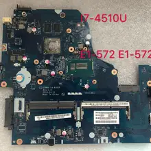 Z5WAH LA-B162P NBMLC11005 NB. I7-4510U E1-572 E1-572G MLC11.005 Para acer ASPIRE Материнская плата ноутбука 840 м