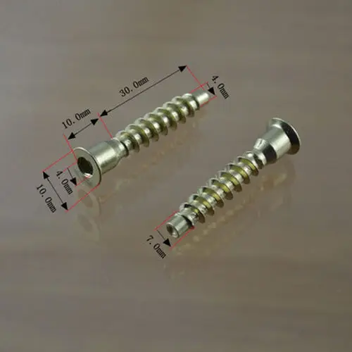 10pcs M7 Allen Countersunk Self attack Screw Wood Furniture Screw Flat