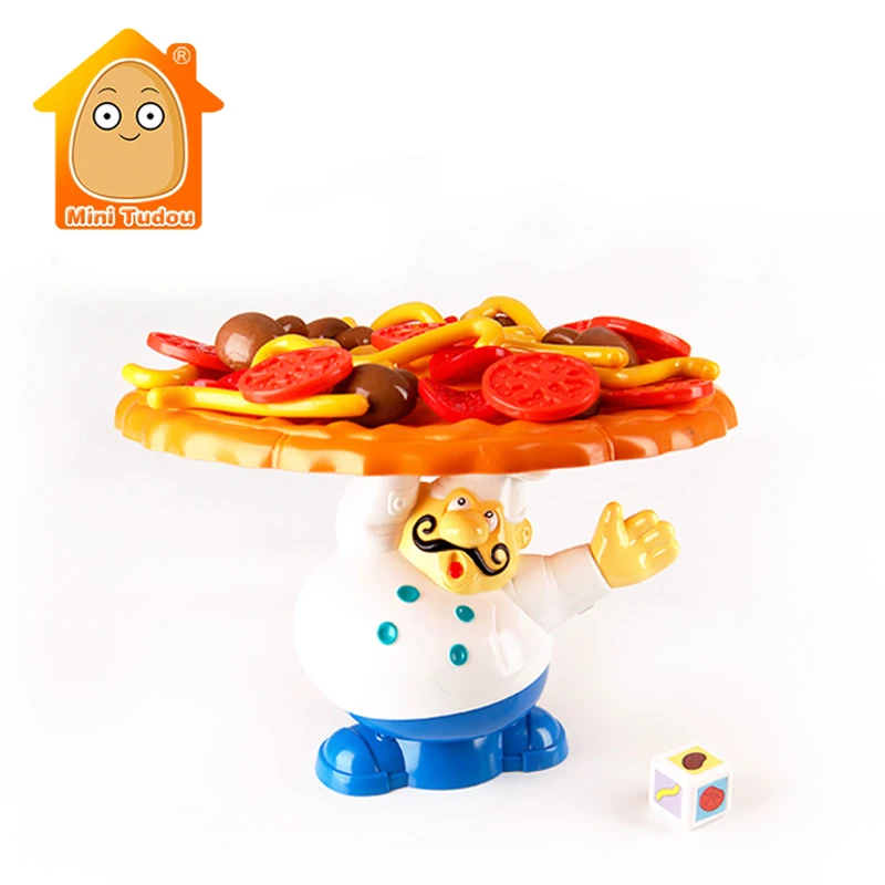 

Interesting Anti Stress Toys Balance Pizza Board Games Fun Toy Gags Practical Jokes Party Gadgets For Kids Funny Gift