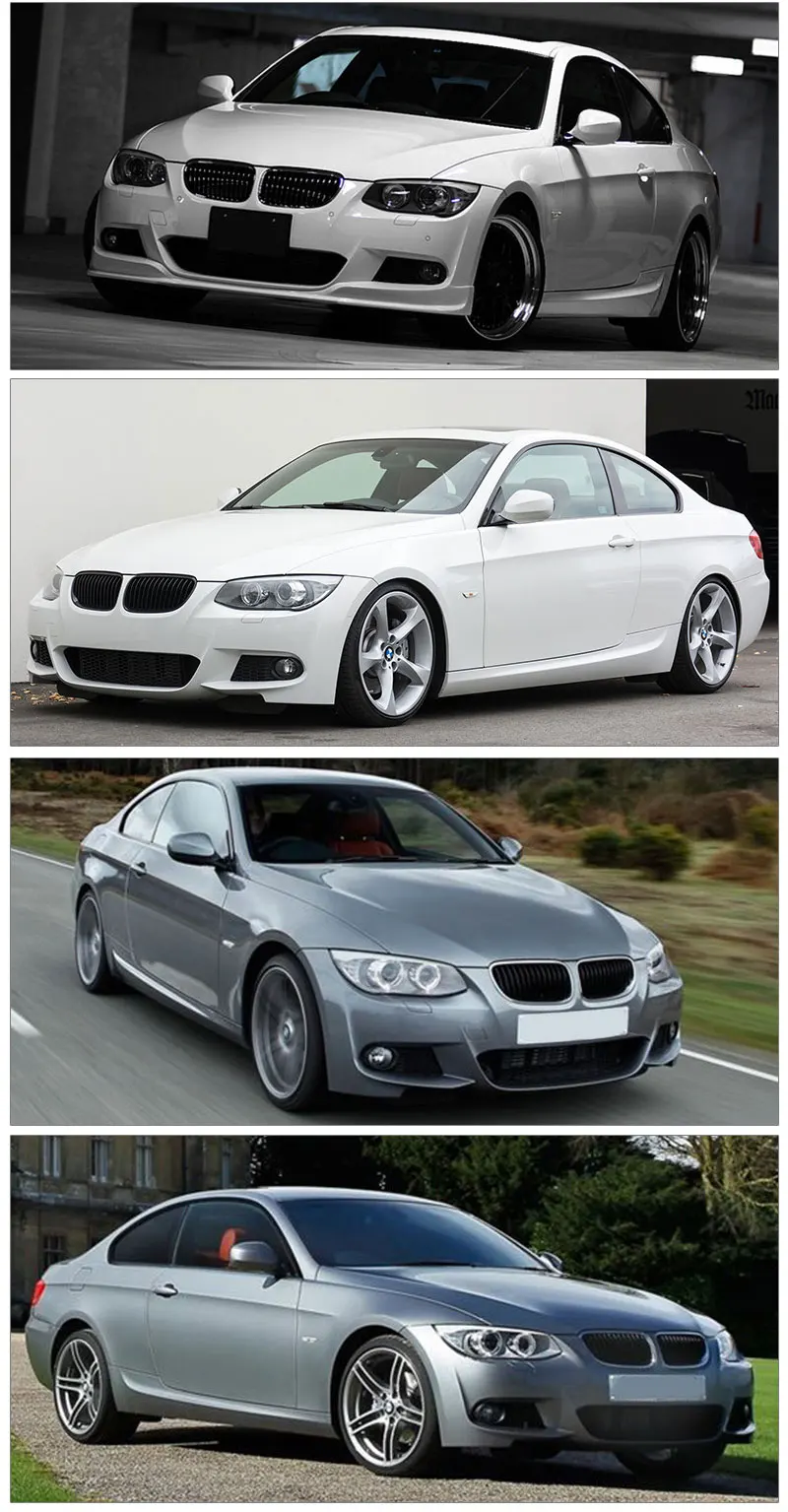 Для BMW E92 E93 Замена переднего бампера ноздри 3 серии 320i 328i 330i LCI 2010-2013 передняя решетка