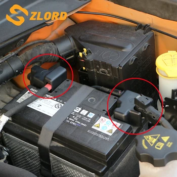 

Car Plastic Negative Power Batteries Cover Positive Electrode Battery Protection Covers Fit for Jeep Renegade 2014 - 2019 Parts
