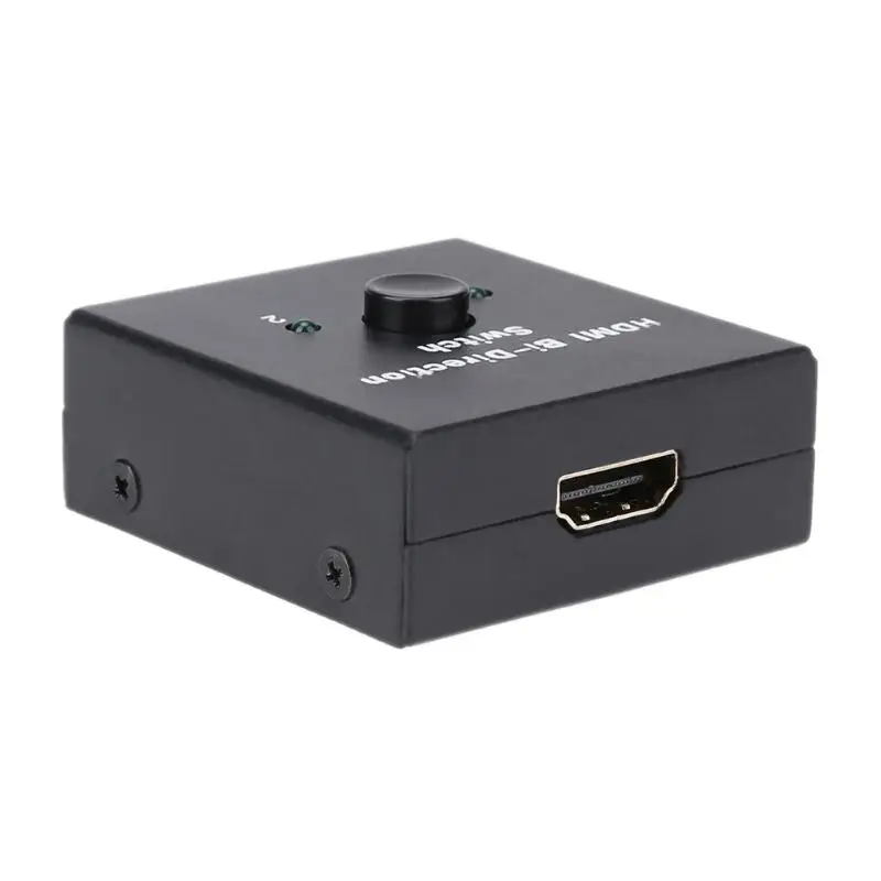 Двухсторонний разветвитель HDMI разъем Мама мама 3D 1 4 в 2 порта переключатель 2x1 или