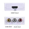 kebidu HD Video Converter Box HDMI to RCA AV/CVSB Video 1080P HDMI2AV Support NTSC PAL Output HDMI TO AV Scaler Switch Adapter ► Photo 3/6