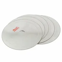 אינץ 25mm 5pcs 6" אינץ להב המסור Lapidary סופר-דק ארבור חור 25mm רים 0.53mm יהלום חיתוך דיסק חיסכון תכשיטים חומר חן אגת (2)
