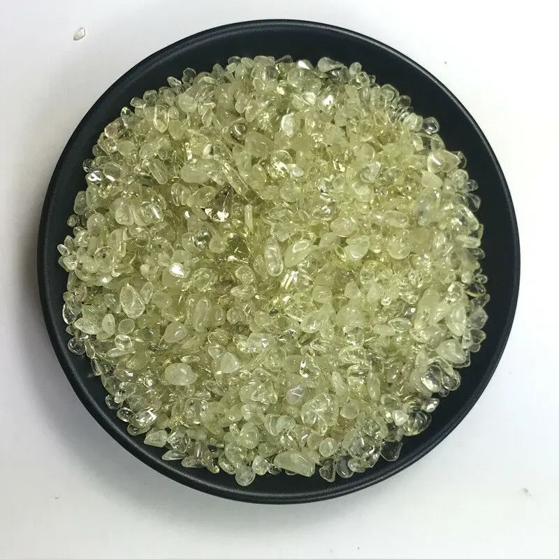 

50g 4 Size Natural Yellow Citrine Quartz Crystal Gravel Healing Mineral Specimen Stones and Crystals