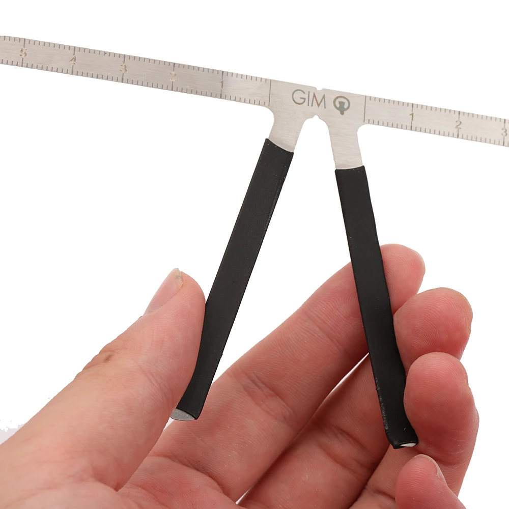 

1Pcs Professional Metal Eyebrow Balance Ruler Shaping Stencil Tools with Box Permanent Tattoo Eyebrow Shaping Stencil Tools