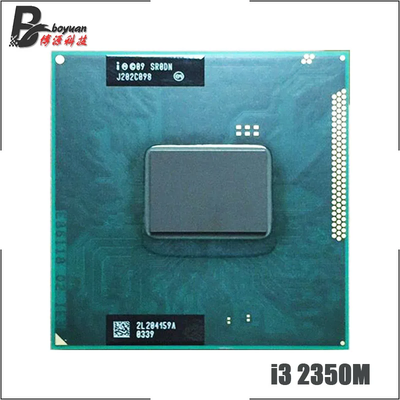 

Intel Core i3-2350M i3 2350M SR0DN 2.3 GHz Dual-Core Quad-Thread CPU Porcessor L2=512M L3=3M 35W Socket G2