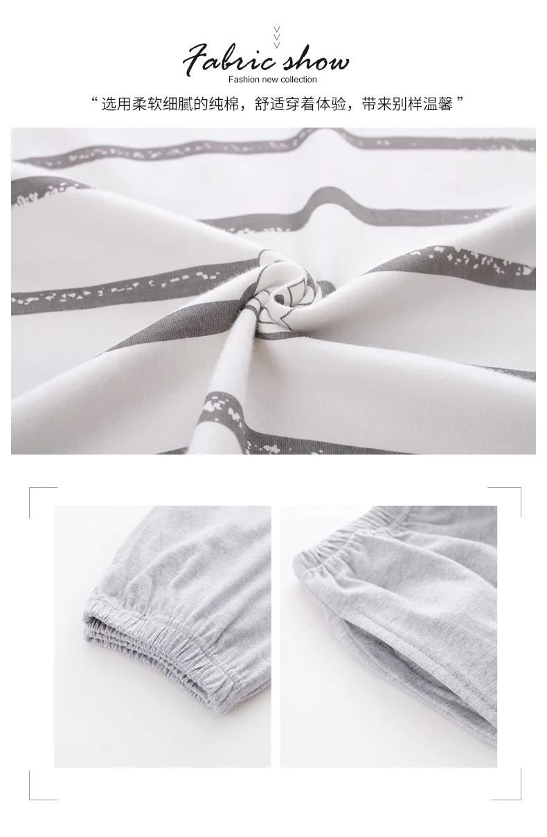 Летние Для женщин пижамные комплекты в полоску с коротким рукавом для мальчиков полосатая одежда для сна женский Mujer Женская пижама 100%