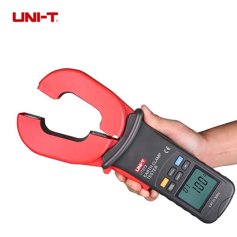 

UNI-T UT273 0.01-1000ohm w/Auto Calibration & Resistance Limit Alarm Auto Range Digital Clamp Earth Ground Resistance Testers