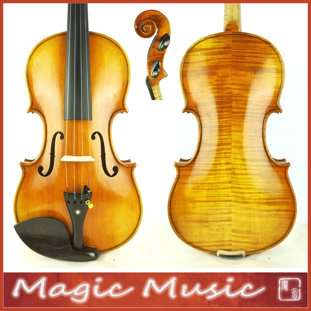

Master Level! Copy of Antonius Strad Viotti 1709 Master Violin Size 4/4 #2050, With European Wood