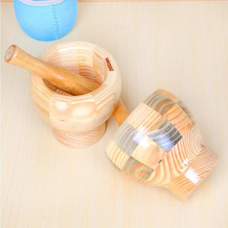 

Mortar and Pestle Grinding Pugging Pot Garlic Spice Grinder Pharmacy Herbs Bowl Mill Grinder Crusher Kitchen Gadget Tool
