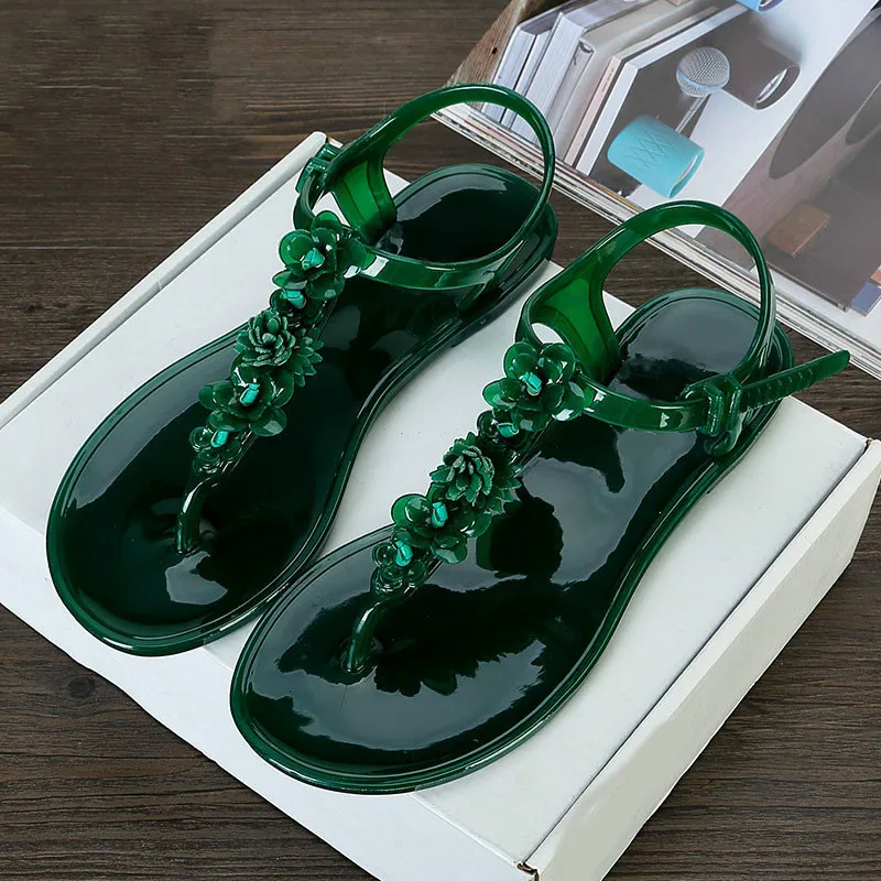 

Women Sandals Flip Flops 2019 New Summer Fashion Beach Flower Breathable Non-slip Flat Shoes Slides Lady Casual Female