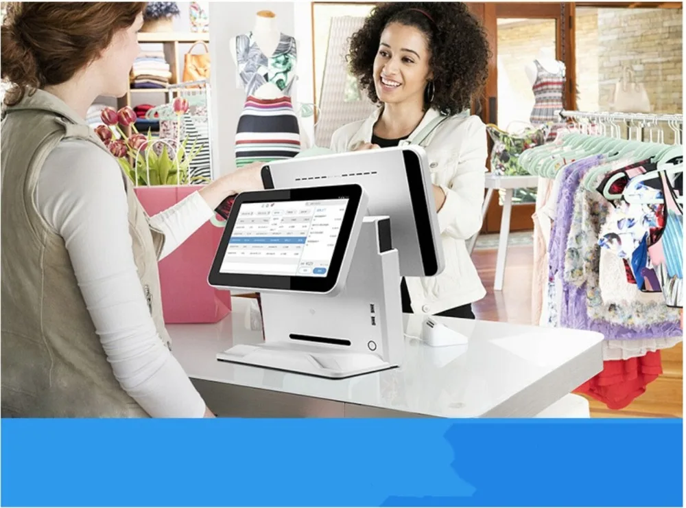 

15.6" all-in-one flat monitor touch pos terminal with thermal printer