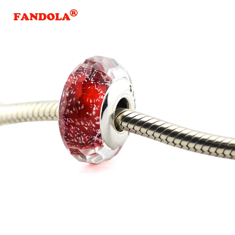 charm pandora rosso charm pandora rosso