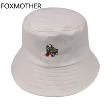 FOXMOTHER новые черные белые розовые цветные коньки женская панама Корейская Чапо Мода шапки