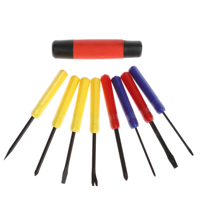 Hot Promo 9in1 Professional Torx Screwdriver Set Handle Repair Screwdriver Bit Set Home Portable Repair Opening Tool for Computer Hardware