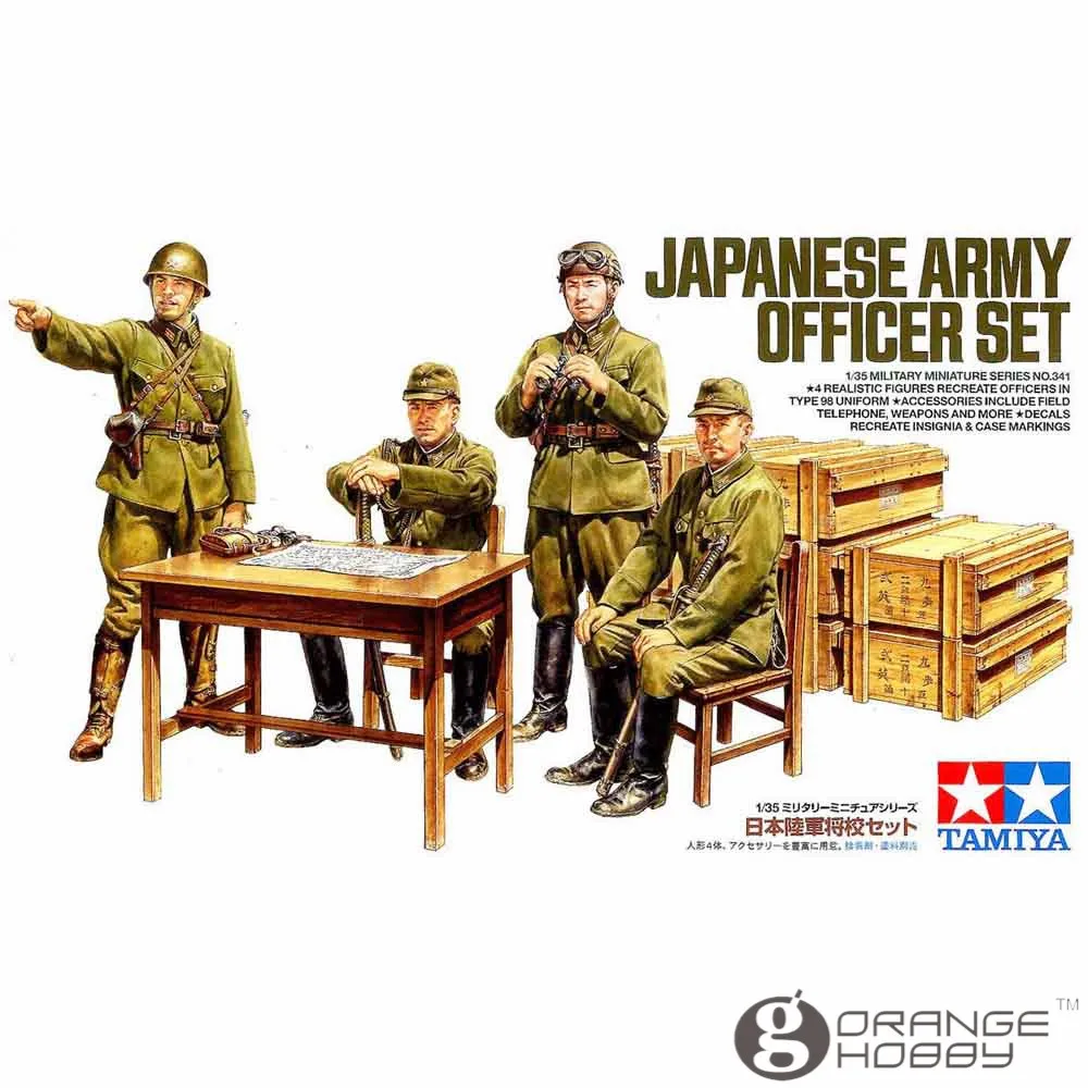 Ohs Tamiya 35341 1/35 Japanese Army Officer Set Miniatures Assembly