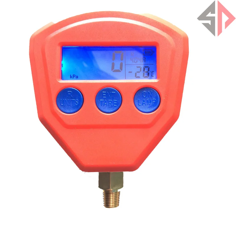 

Digital LCD Display High Low Pressure Gauge Set for Automotive A/C Air Conditioning Refrigerant Tool