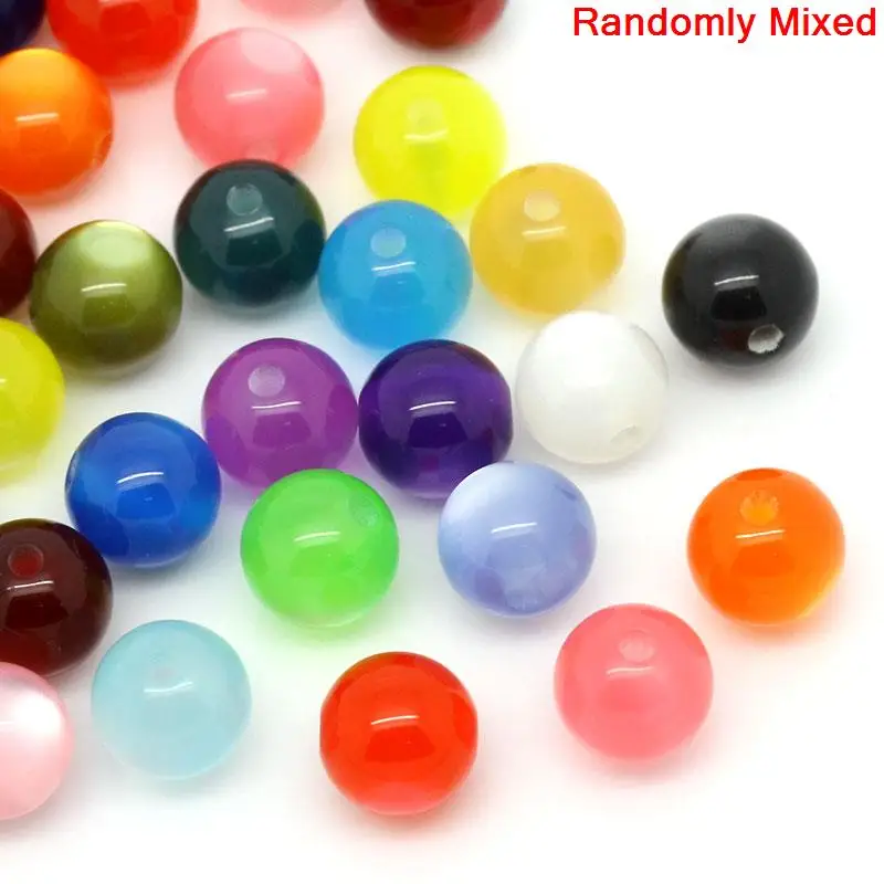 

DoreenBeads Resin Spacer Beads Round At Random 12mm Dia,9PCs new