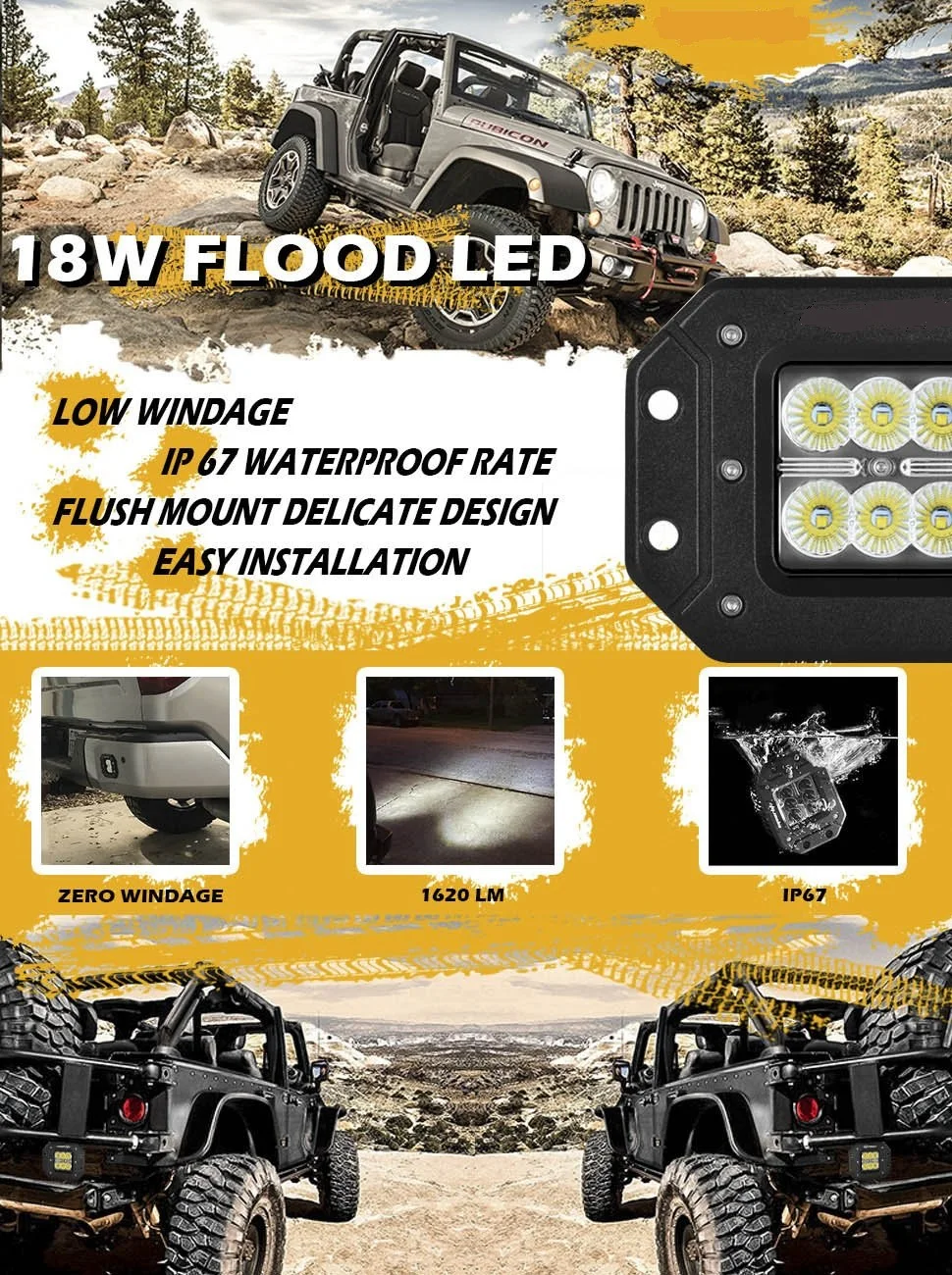 Auto Work Light Driving Fog Light