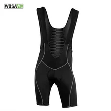 Горячая Распродажа WOSAWE продажи Для мужчин для занятий велоспортом, 3D Coolmax Мягкие Подтяжки M-3XL BC105