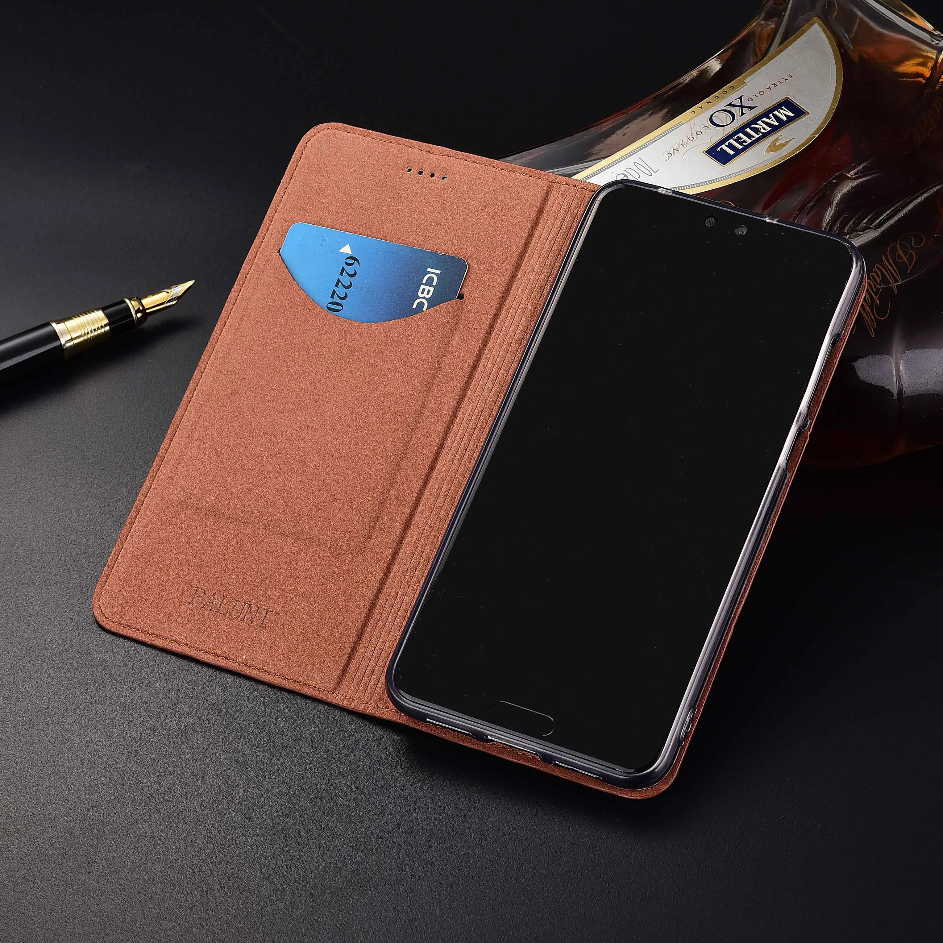 Топ из натуральной коровьей кожи чехол для Huawei Honor X2 & Media Pad Чехол подставка флип