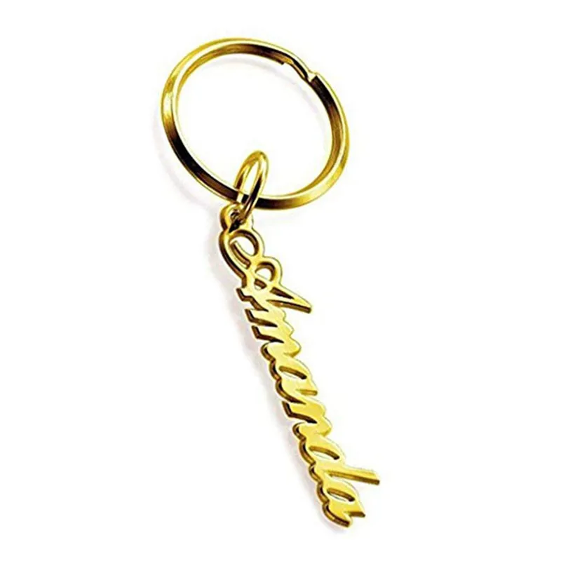 

Custom Keychain Gold Silver Make Any Personalized Name Key Chain Graduation 2019 Keychains Car Key Ring Bag Charm Jewelry Gift